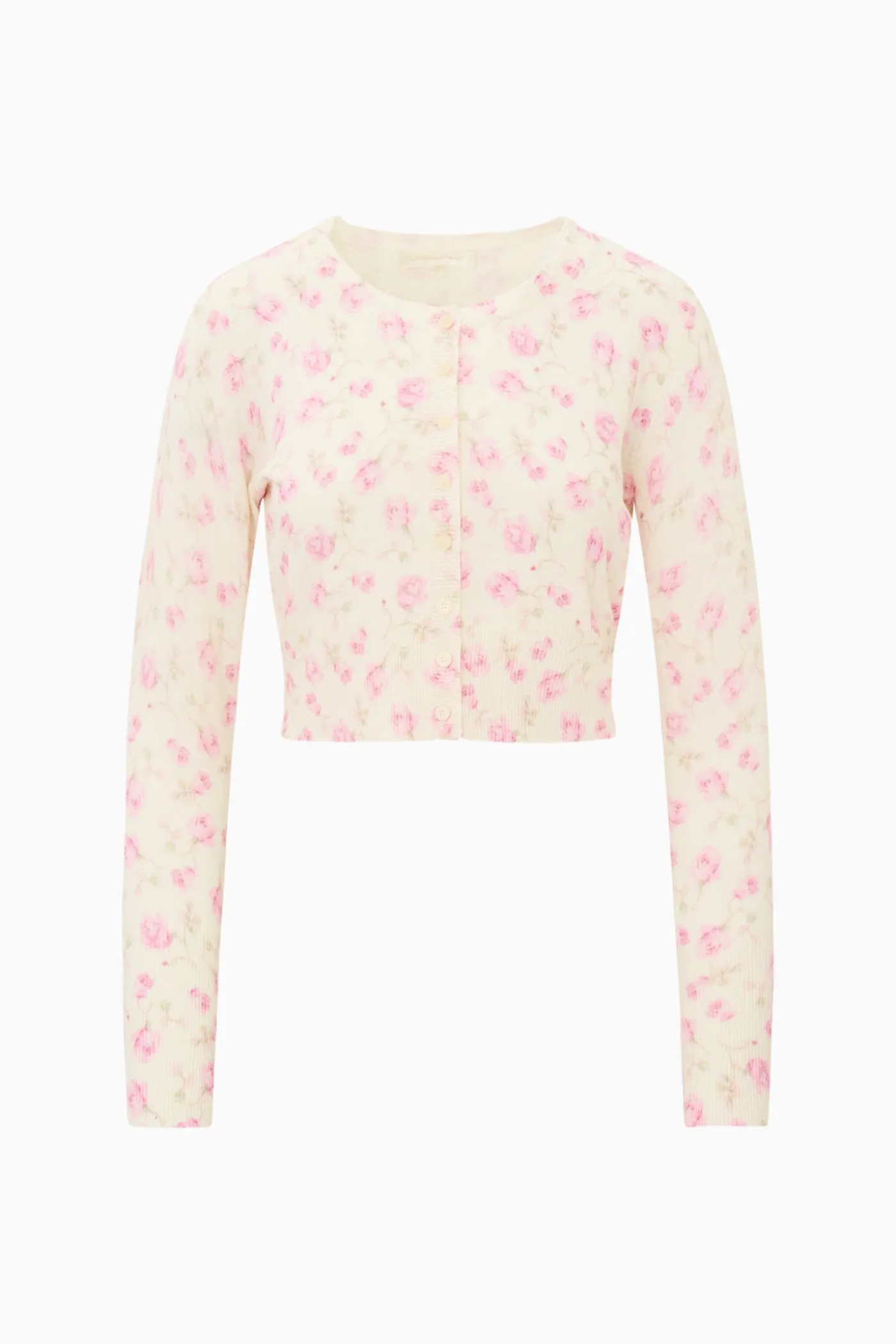 Adeanne Heirloom Print Cotton Cardigan