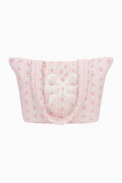 Aja Quilted Cotton Tote Bag