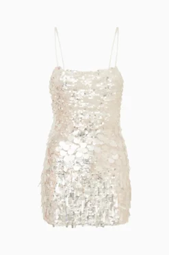 Aluria Icicle Pailette Mini Dress