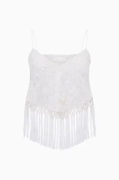 Annemarie Fringe Crop Top