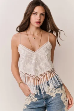 Annemarie Fringe Crop Top