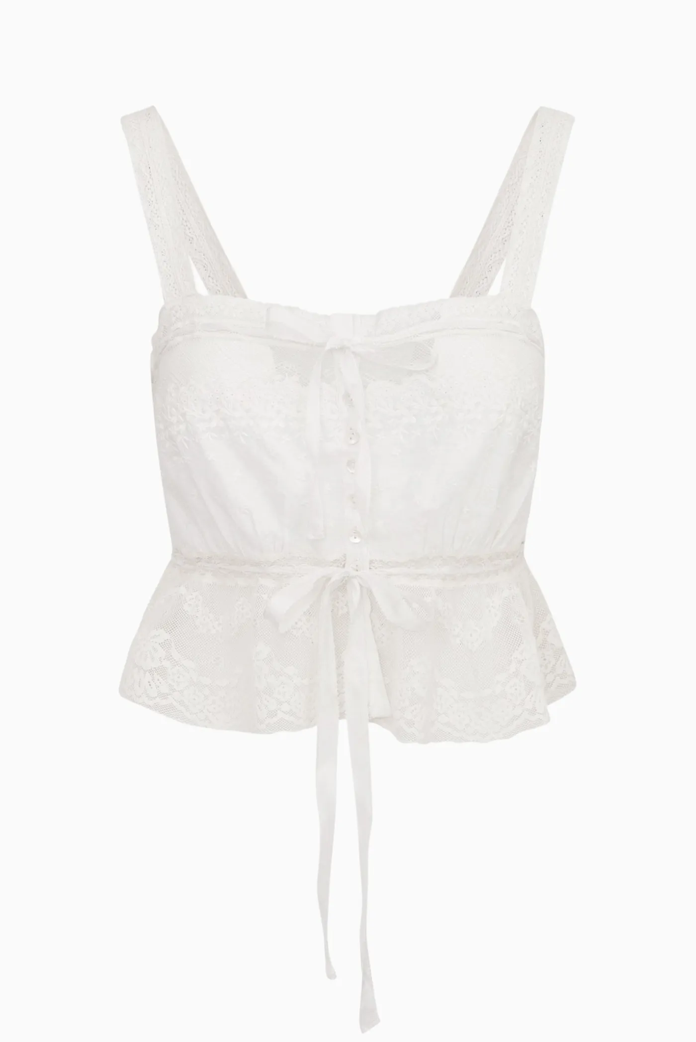 Anoria Cotton Lace Top