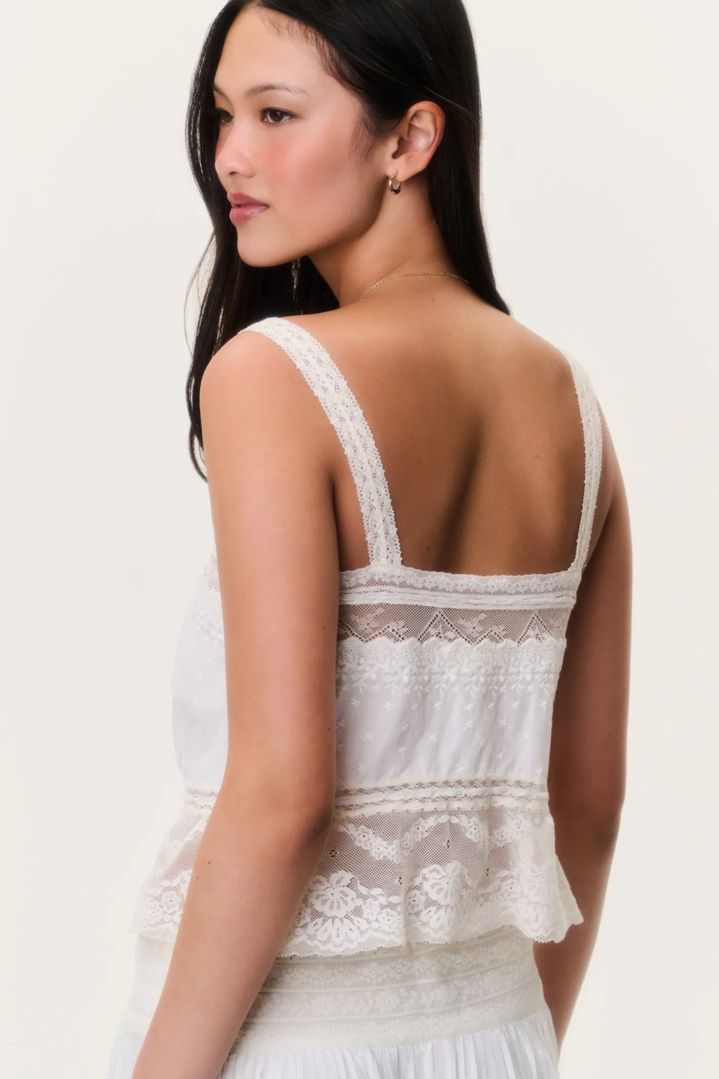 Anoria Cotton Lace Top