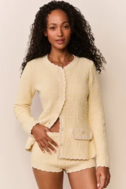 Atlanta Knit Tweed Mini Shorts