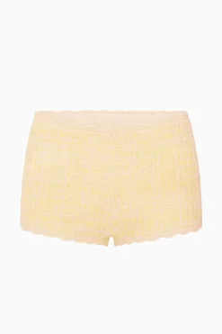 Atlanta Knit Tweed Mini Shorts