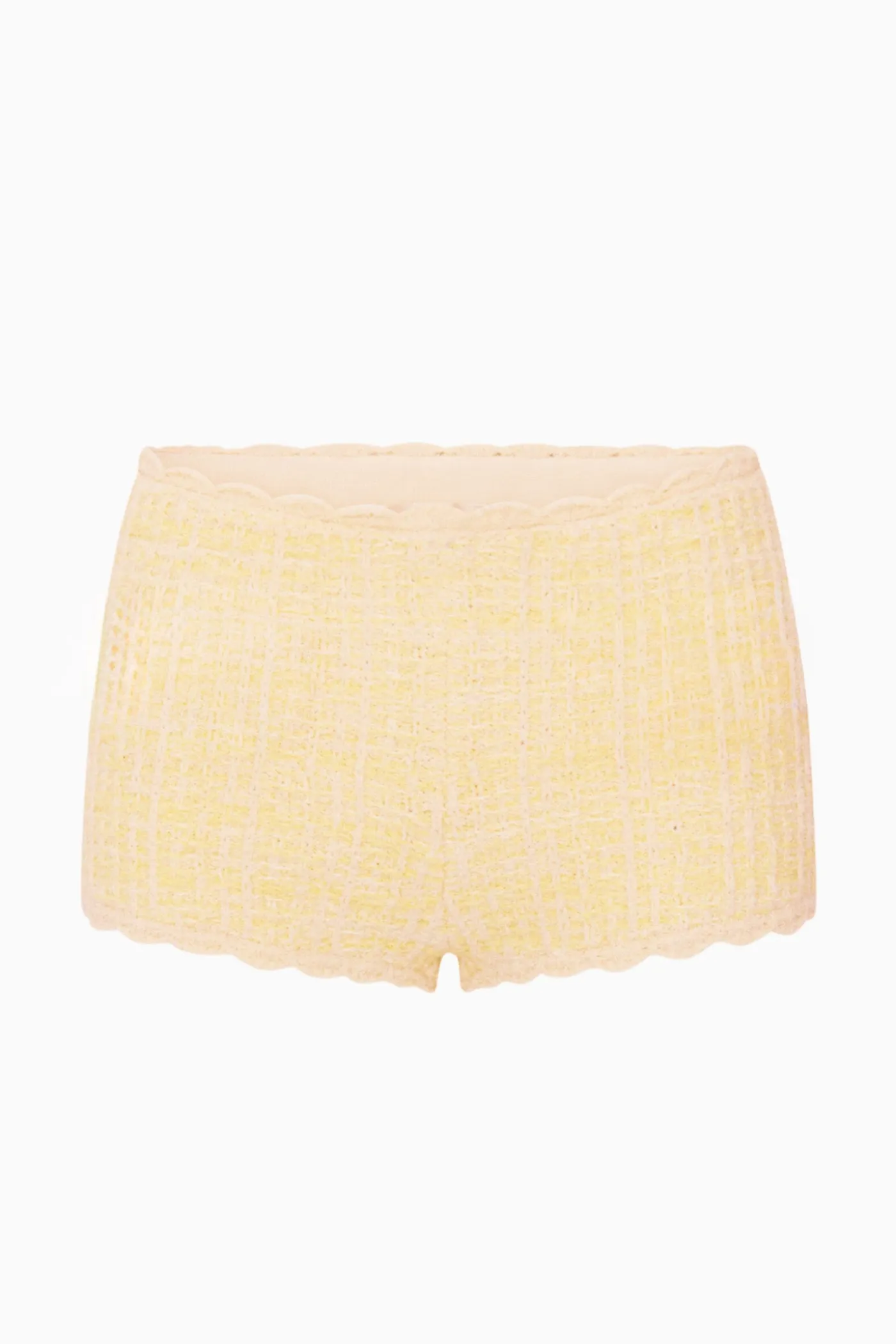 Atlanta Knit Tweed Mini Shorts