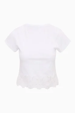 Avelina Cotton Lace Tee