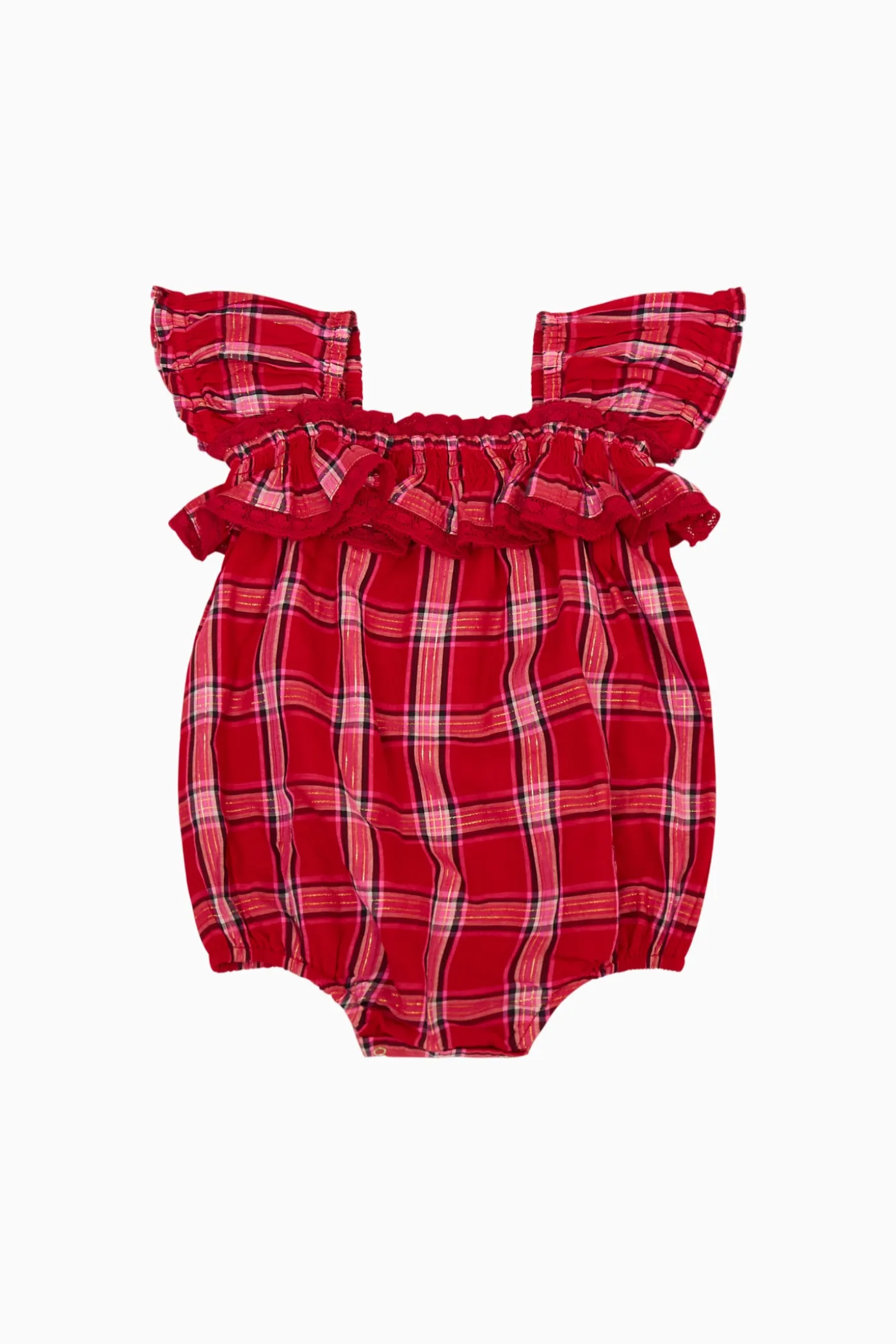 Baby Carlita Tartan Pinafore