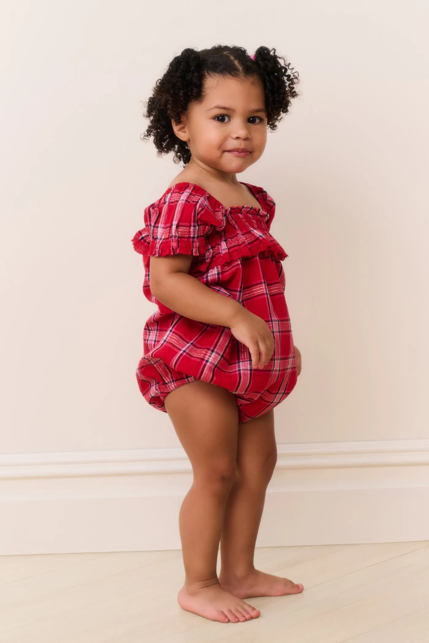 Baby Carlita Tartan Pinafore