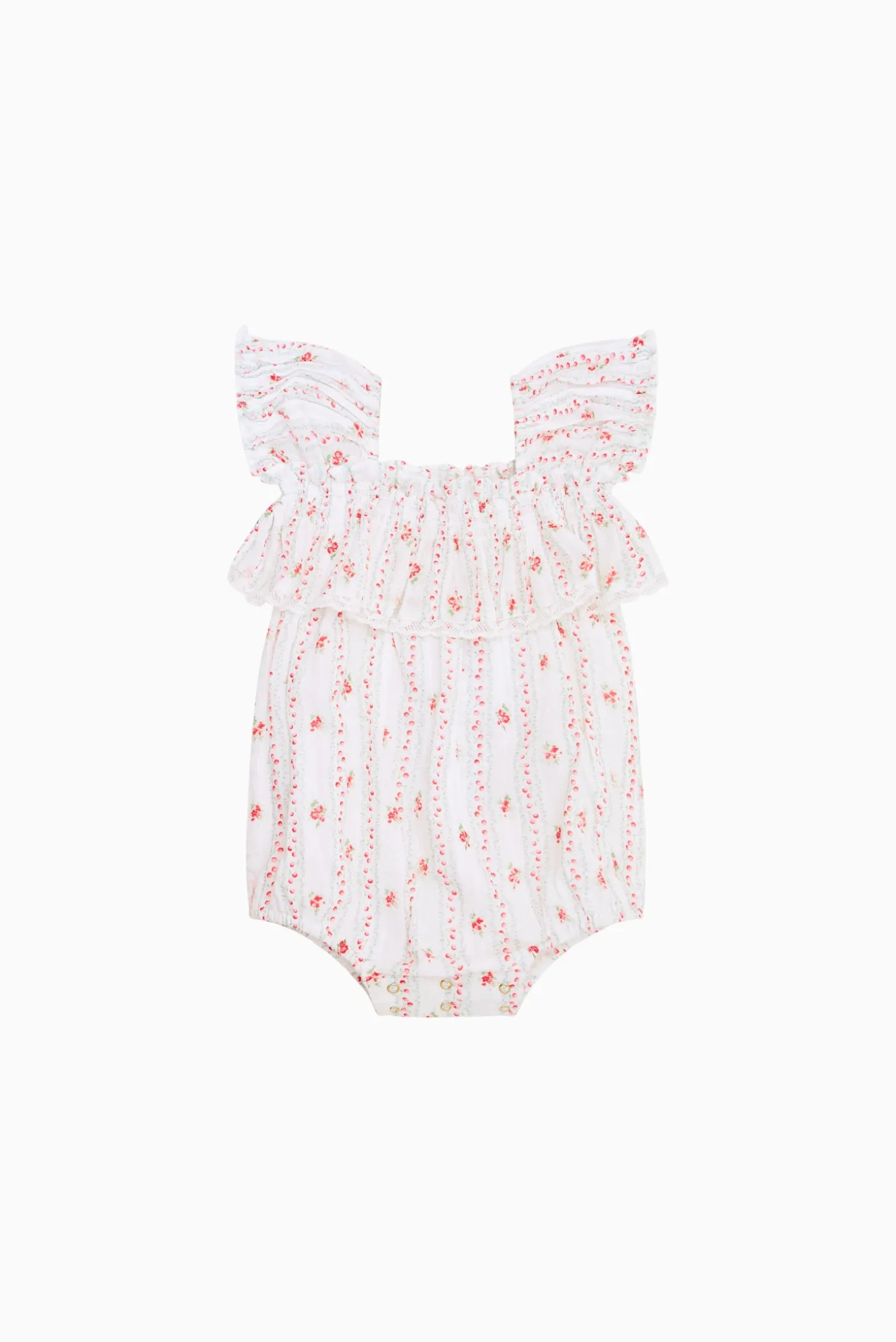 Baby Cherry Stripe Carlita Pinafore