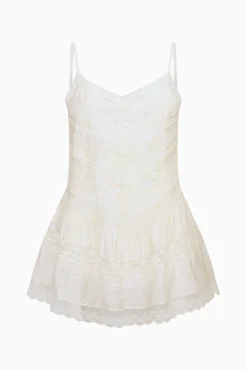 Bessette Silk Lace Mini Dress