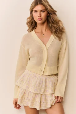 Blooming Floral Ruffle Mini Skirt