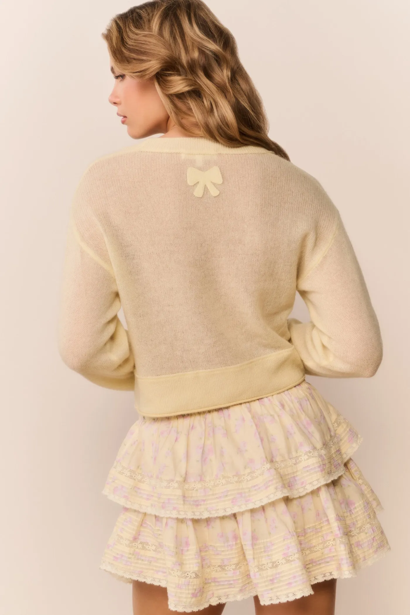 Blooming Floral Ruffle Mini Skirt