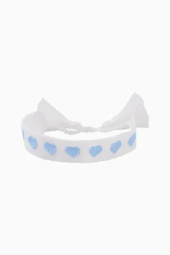 Blue Hearts Woven Bracelet