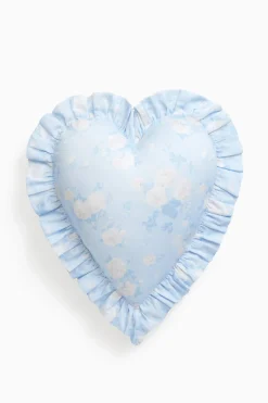 Boheme Ruffle Heart Pillow