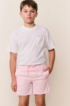 Boys Pink Swim Shorts