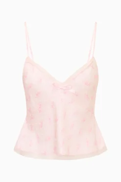 Brett Silk-Blend Floral Cami Top