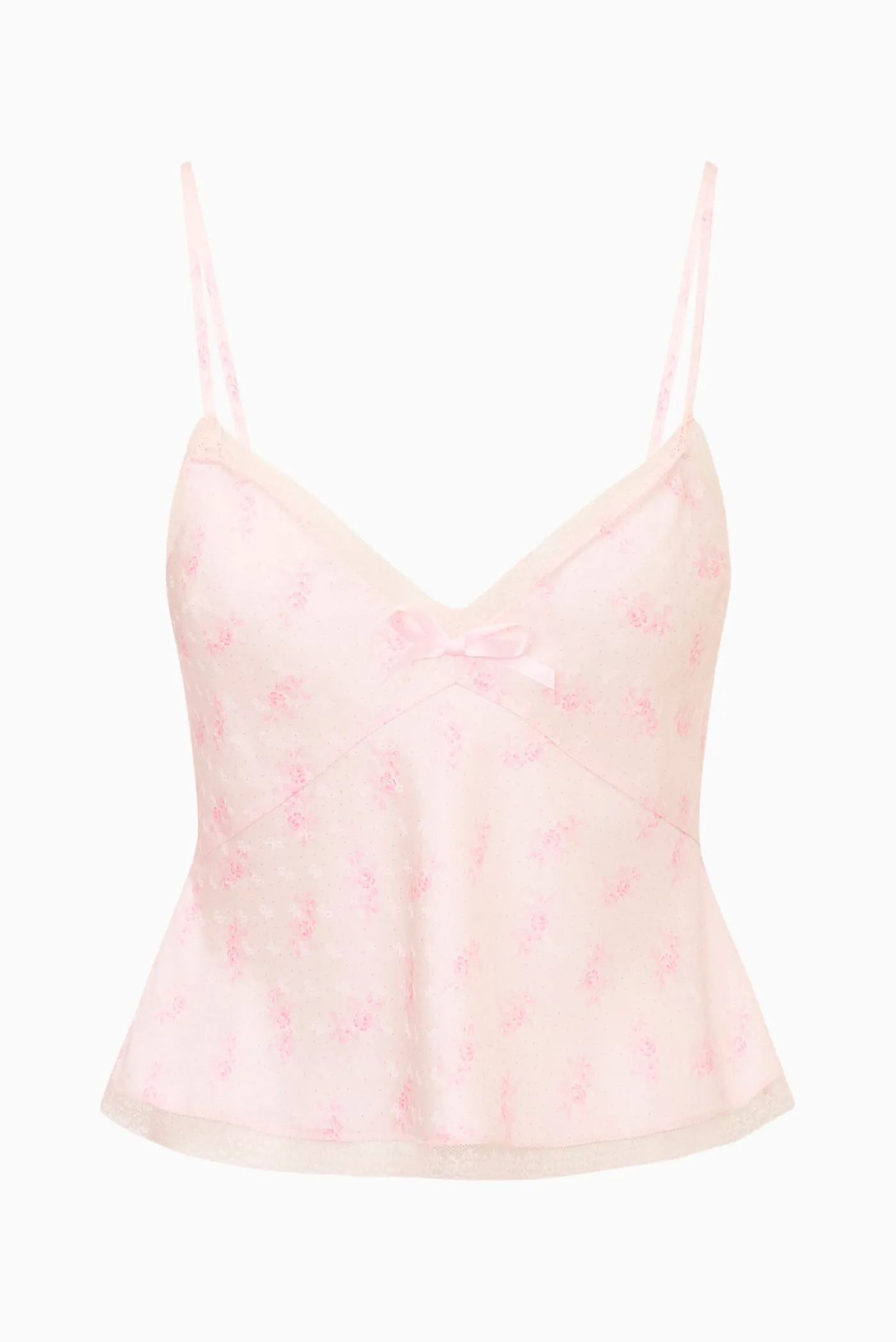 Brett Silk-Blend Floral Cami Top