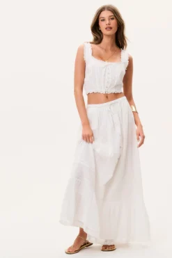 Brina Cotton Maxi Skirt