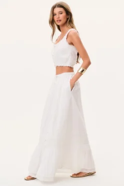Brina Cotton Maxi Skirt