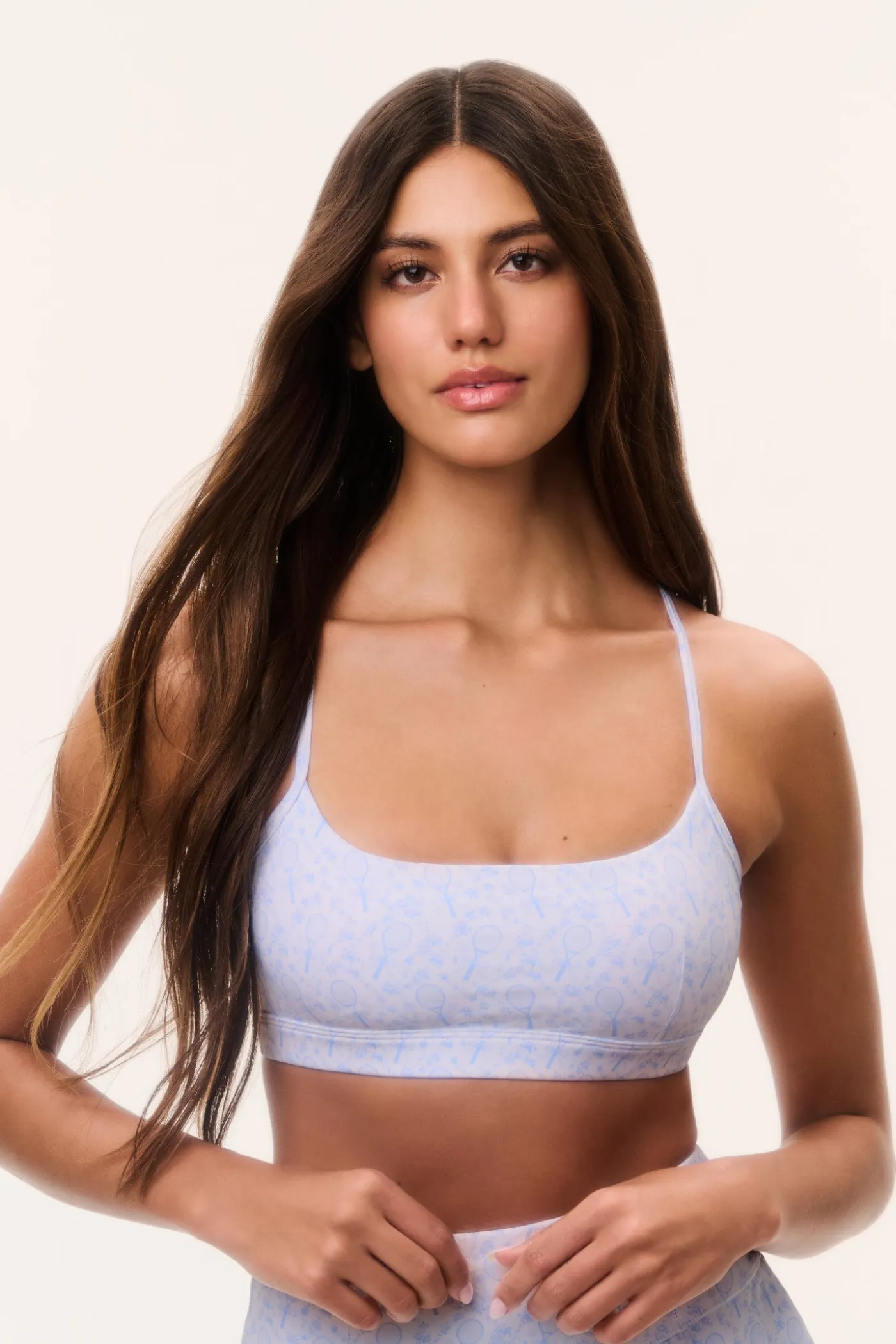 Cadelle Tennis Print Sports Bra