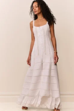 Calyx Cotton Victorian Maxi Dress