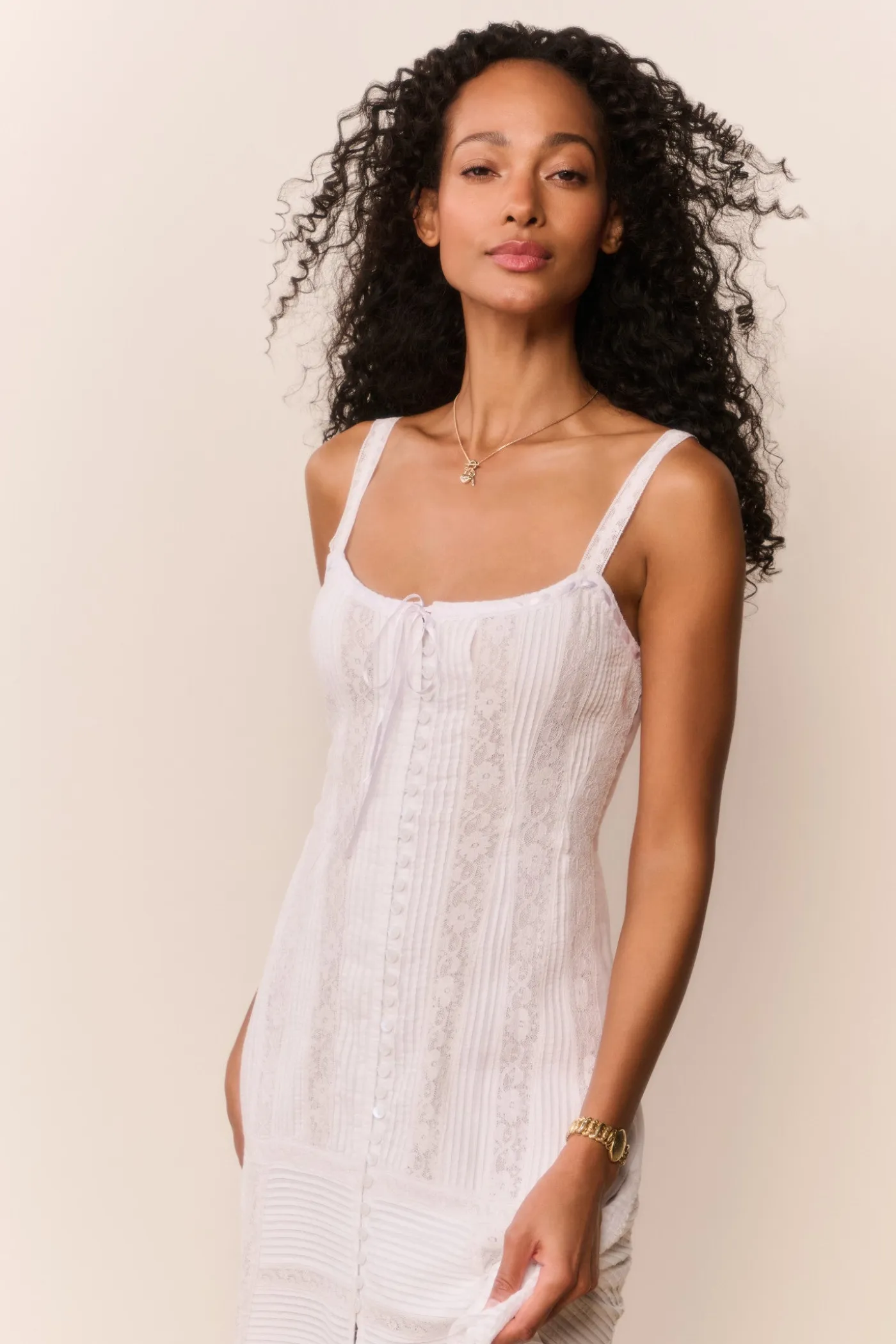 Calyx Cotton Victorian Maxi Dress