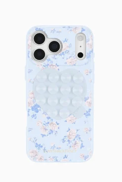 Case-Mate x LoveShackFancy Adhesive Suction Phone Mount - Blue