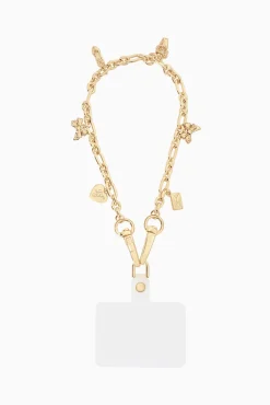 Case-Mate x LoveShackFancy Anchor Card Phone Charm - Gold w/ Charms