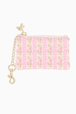 Case-Mate x LoveShackFancy Keychain Wallet- Blooming Heirloom