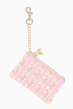 Case-Mate x LoveShackFancy Keychain Wallet- Blooming Heirloom