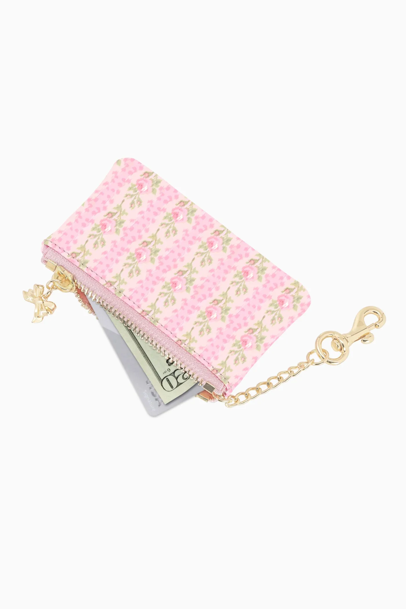 Case-Mate x LoveShackFancy Keychain Wallet- Blooming Heirloom
