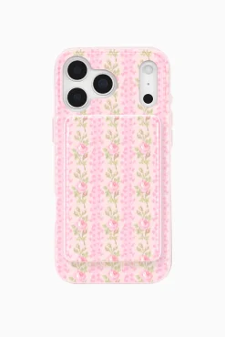 Case-Mate x LoveShackFancy 5K mAh Wireless Portable Charger Works with MagSafe - Blooming Heirloom