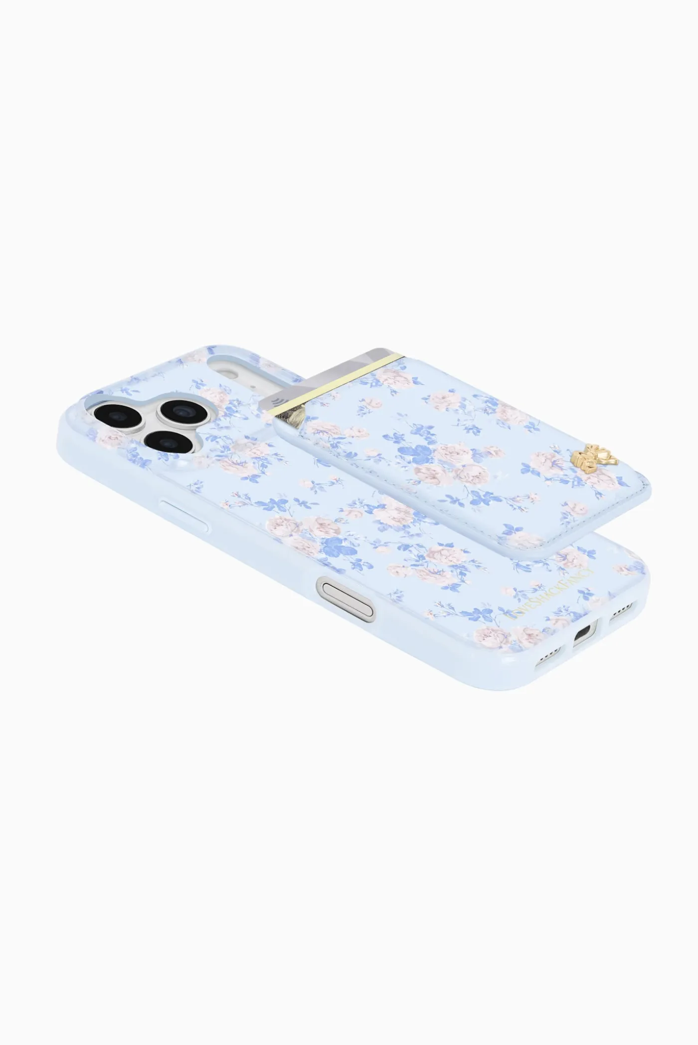 Case-Mate x LoveShackFancy Magnetic Wallet Works With MagSafe - Everblooming Rosettes