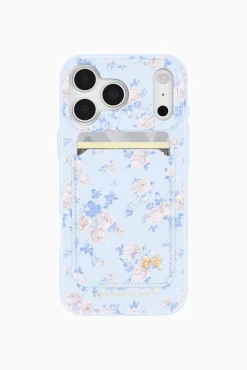 Case-Mate x LoveShackFancy Magnetic Wallet Works With MagSafe - Everblooming Rosettes