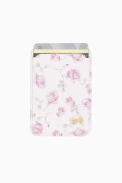 Case-Mate x LoveShackFancy Magnetic Wallet Works With MagSafe - Ribbon Rosa Flora
