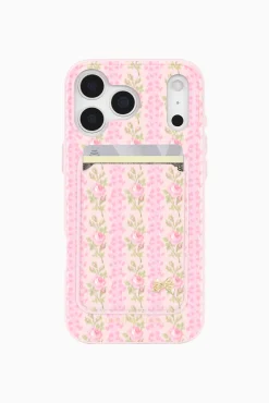 Case-Mate x LoveShackFancy Magnetic Wallet Works With MagSafe - Blooming Heirloom