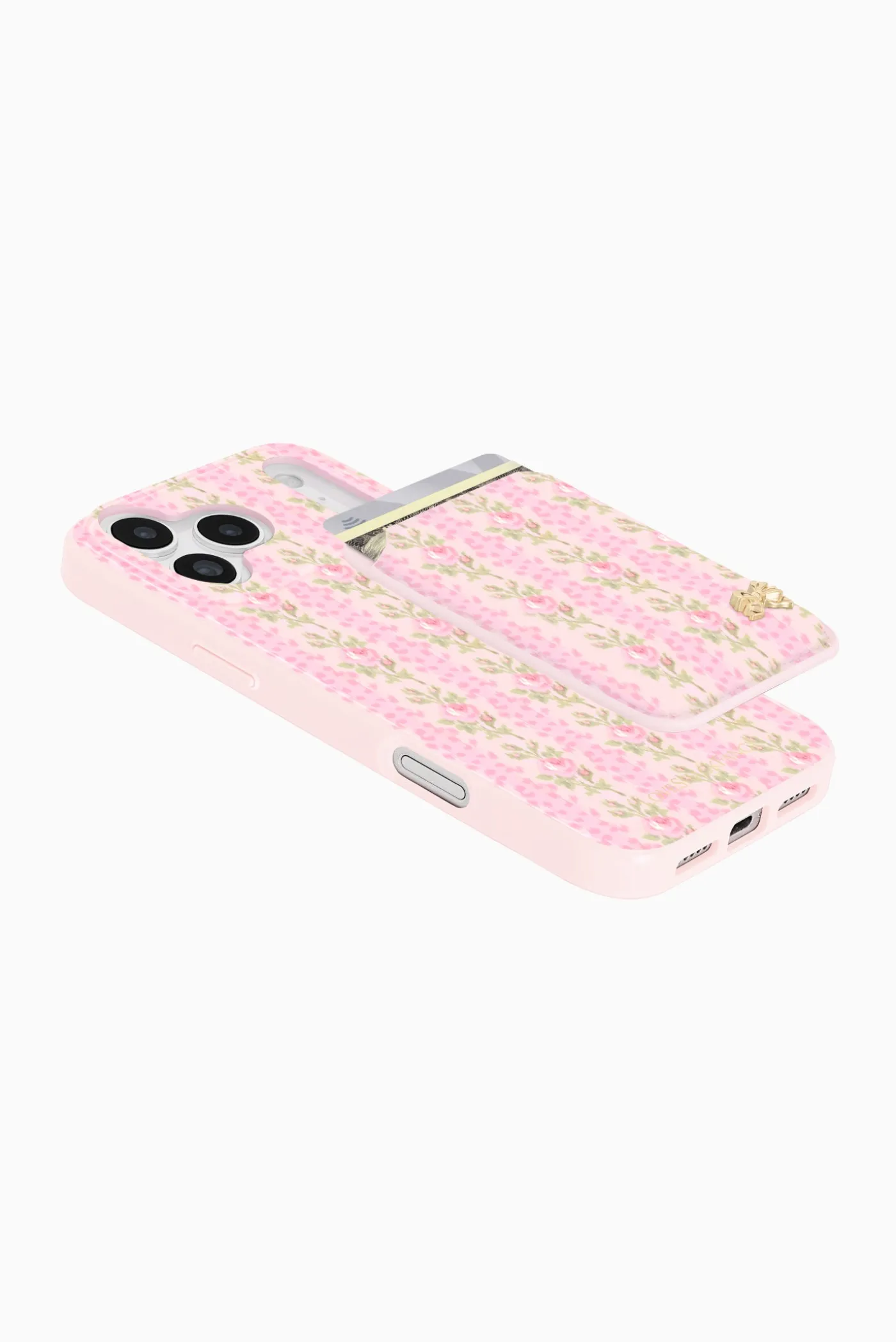 Case-Mate x LoveShackFancy Magnetic Wallet Works With MagSafe - Blooming Heirloom