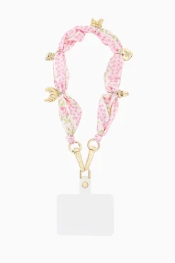 Case-Mate x LoveShackFancy Scarf Anchor Card Phone Charm - Blooming Heirloom
