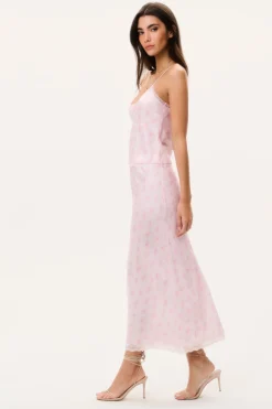 Castle Silk-Blend Floral Maxi Skirt