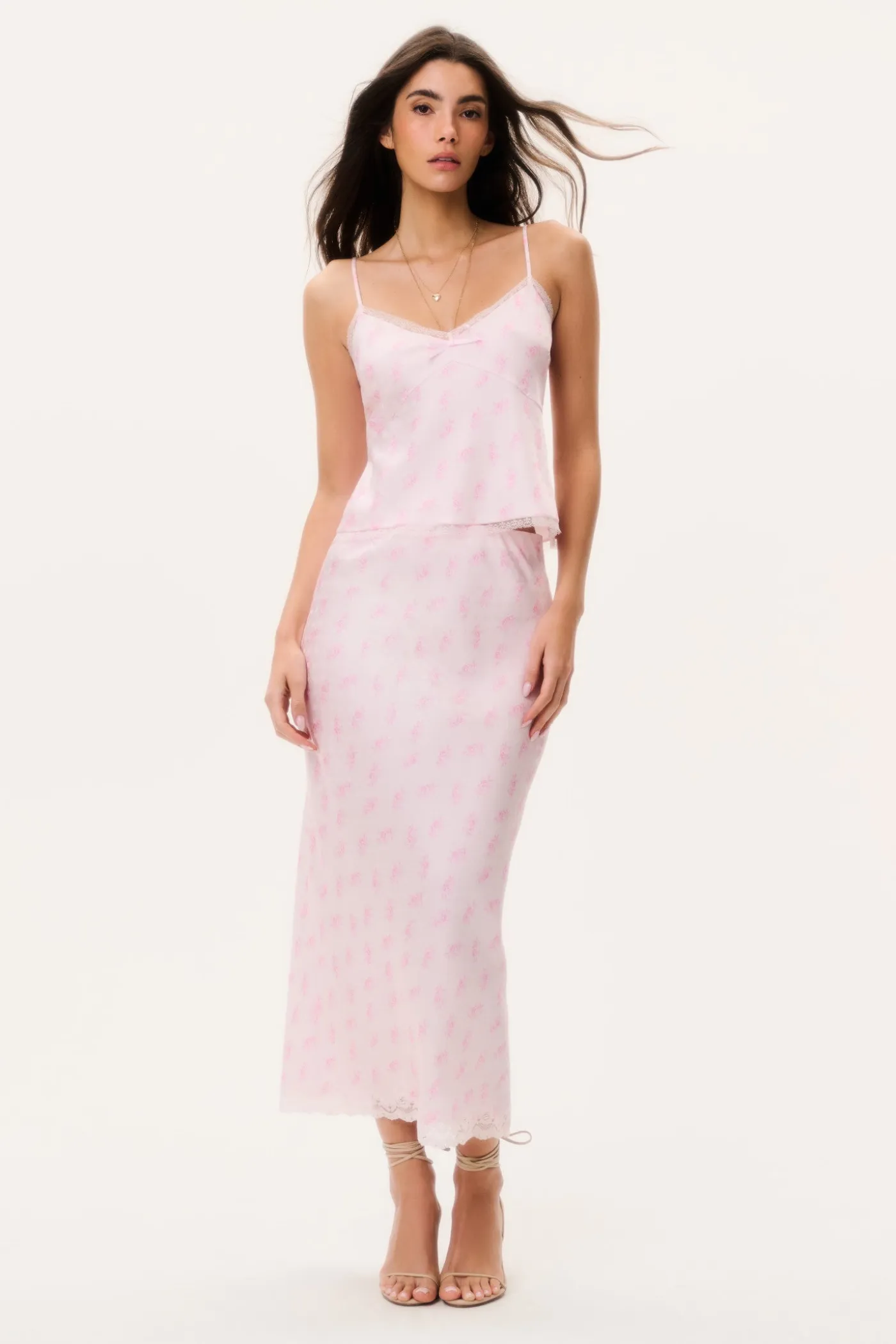 Castle Silk-Blend Floral Maxi Skirt