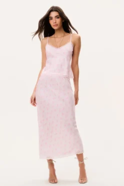 Castle Silk-Blend Floral Maxi Skirt