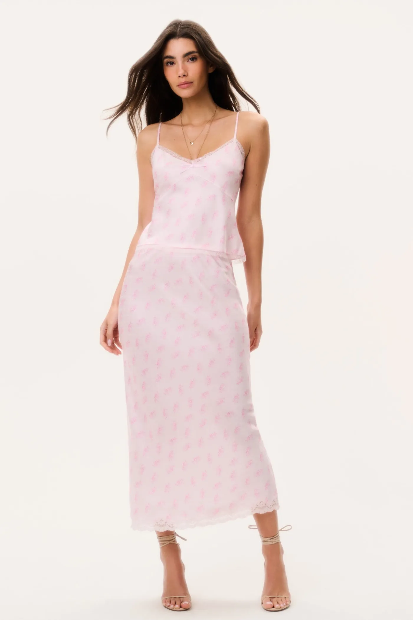 Castle Silk-Blend Floral Maxi Skirt