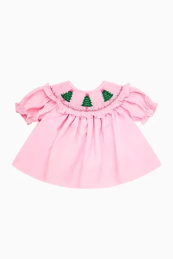 Cecil & Lou Baby Smocked Christmas Tree Set