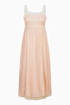 Cerys Silk Lace-Trimmed Maxi Dress
