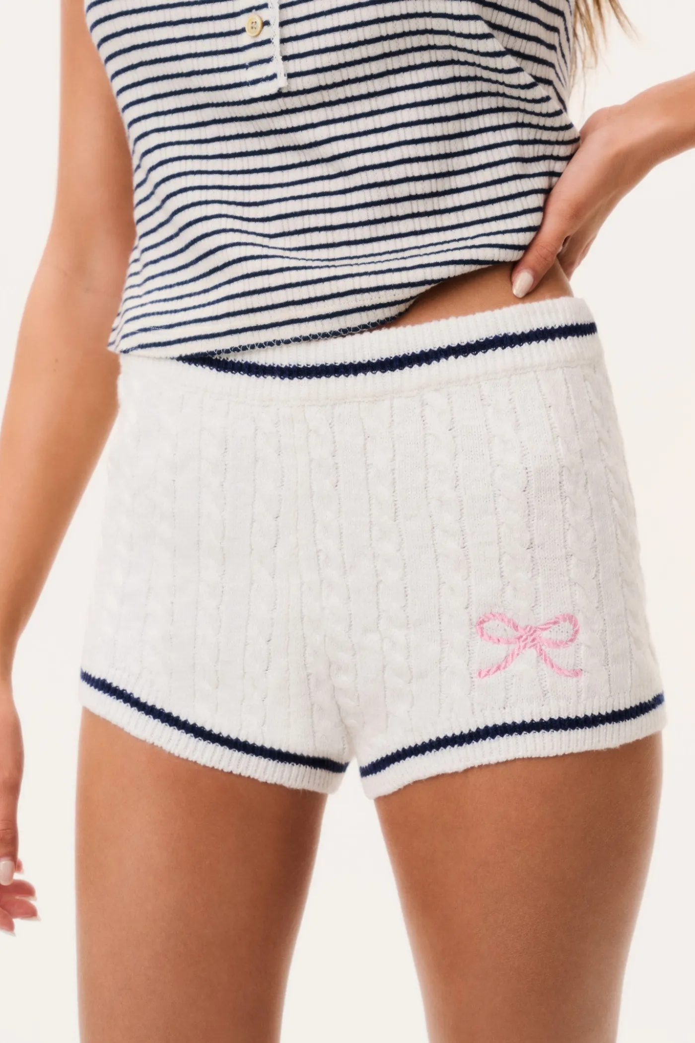 Coramay Knit Mini Shorts
