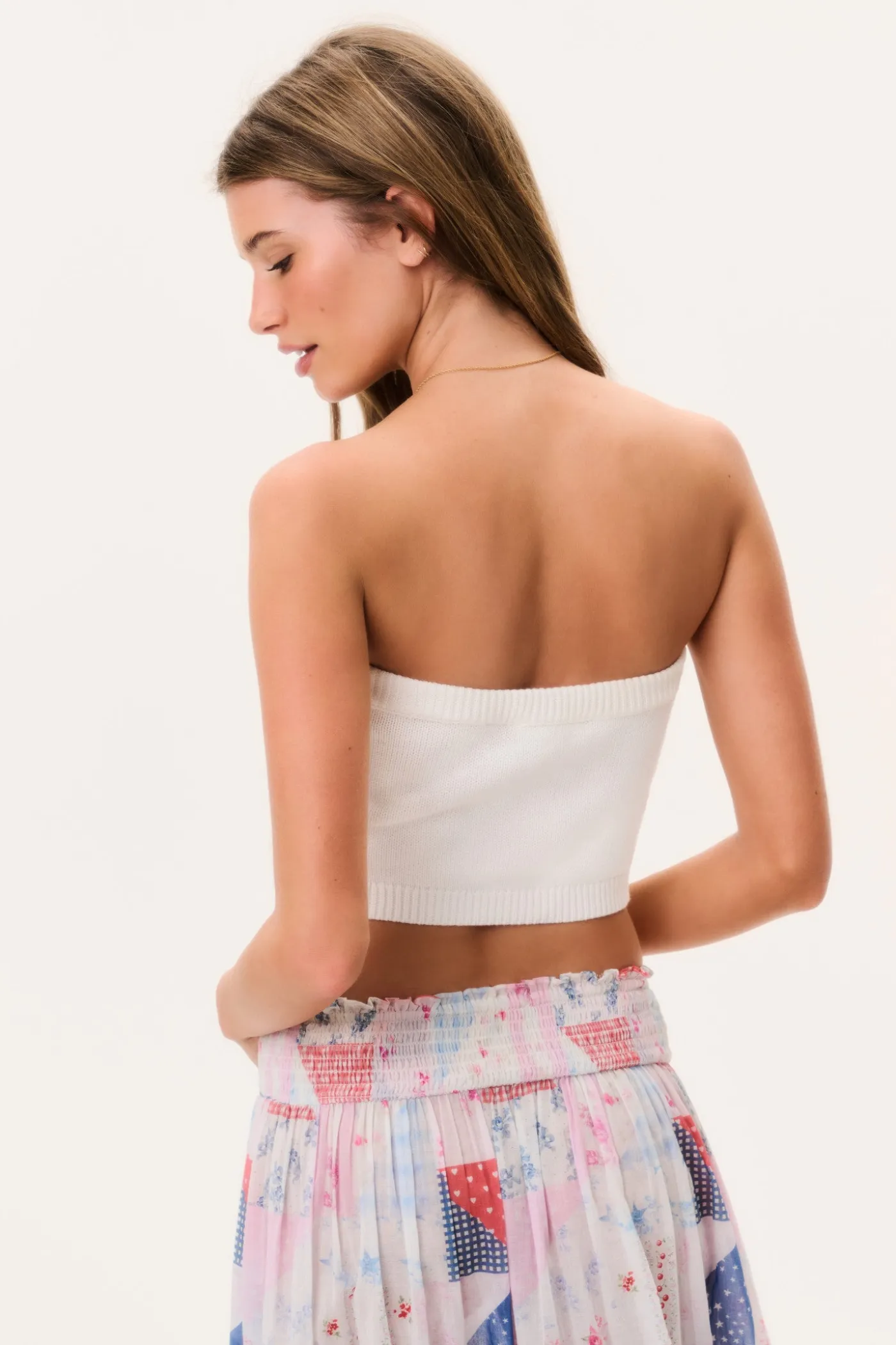 Deserae Sparkle Americana Tube Top