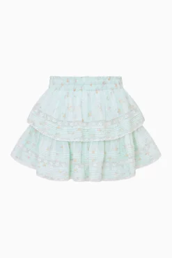 Ditsy Floral Ruffle Mini Skirt
