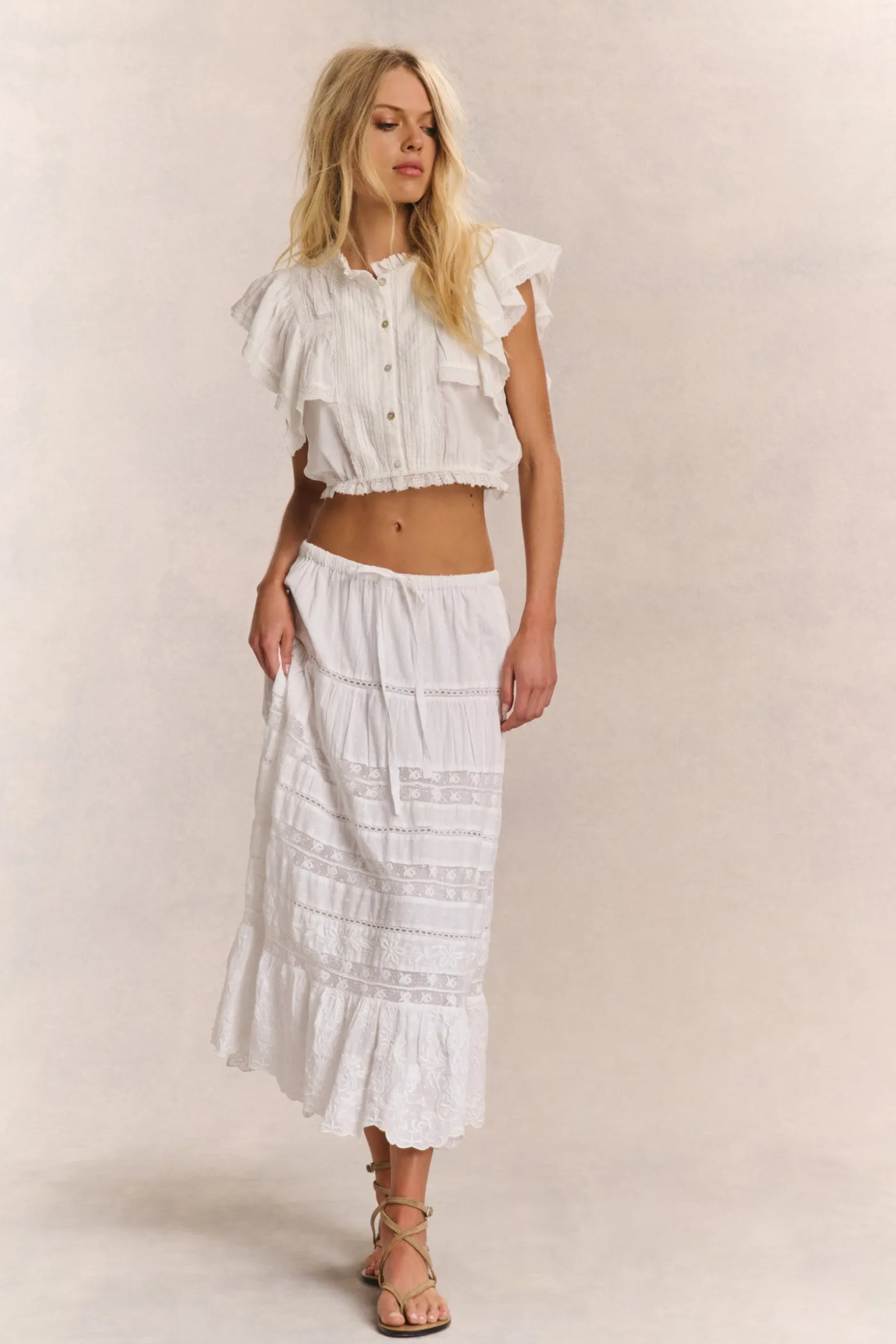 Donna Heritage Midi Skirt