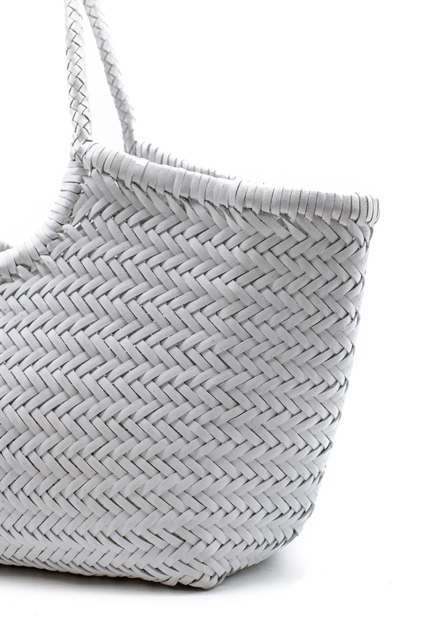 Dragon Diffusion Nantucket Large Woven Leather Tote